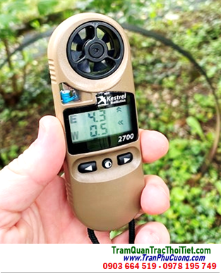 Kestrel 2700 Ballistics Weather Meter, Máy đo vi khí hậu quan trắc thời tiết Kestrel 2700 Ballistics Weather Meter, Xuất xứ (USA)